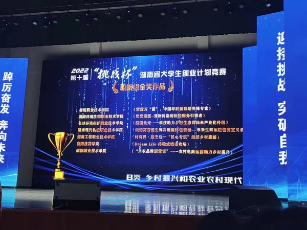 1金1銀2銅！衡陽技師學(xué)院在省大學(xué)生創(chuàng)業(yè)計劃競賽中獲佳績